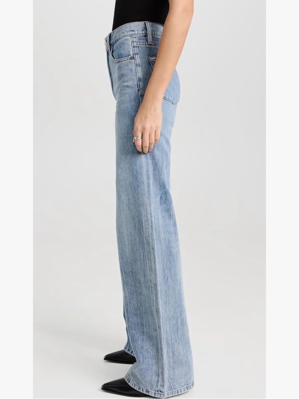 alice + olivia Women's Weezy Full Length Jeans Size 24 - Picture 4 of 8